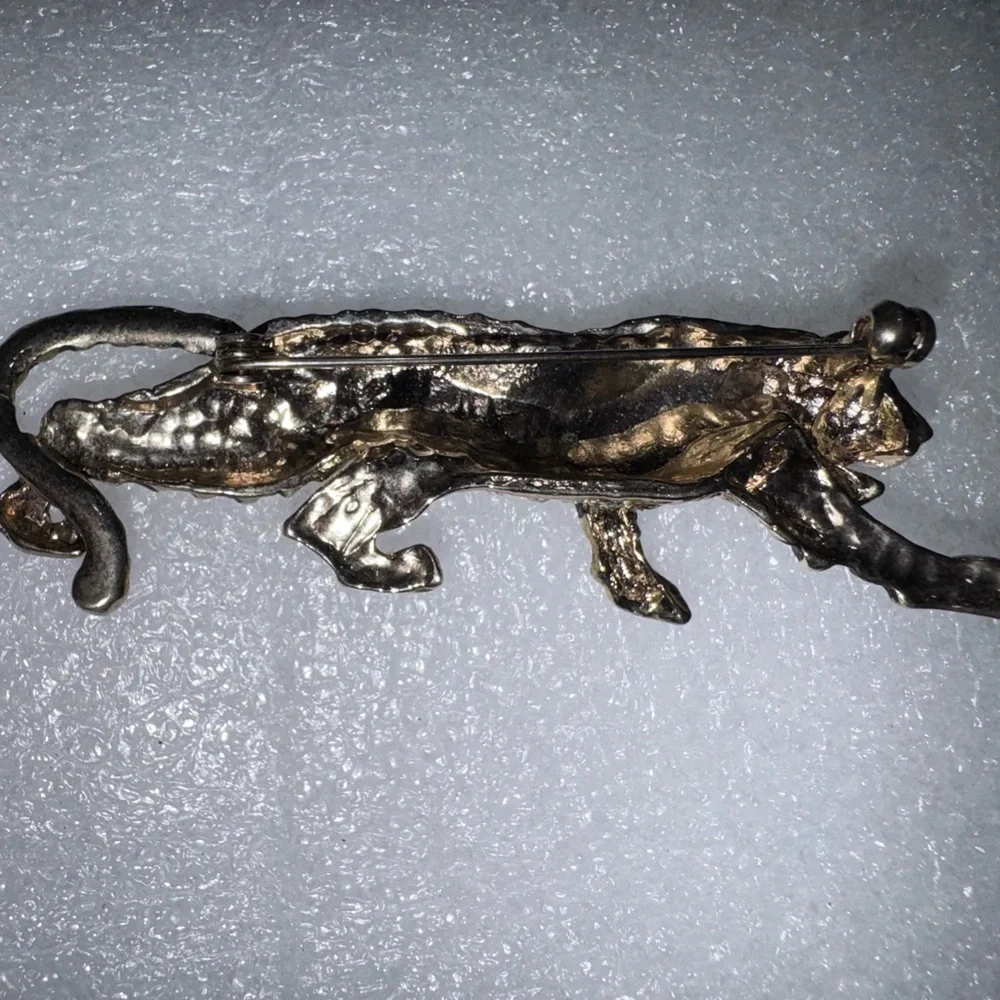 vintage Eisenberg Ice tiger brooch